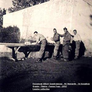 9 EME HUSSARDS DE ALBERT GENDRONNEAU 3 EME ESCADRON 1956 1957 (43)